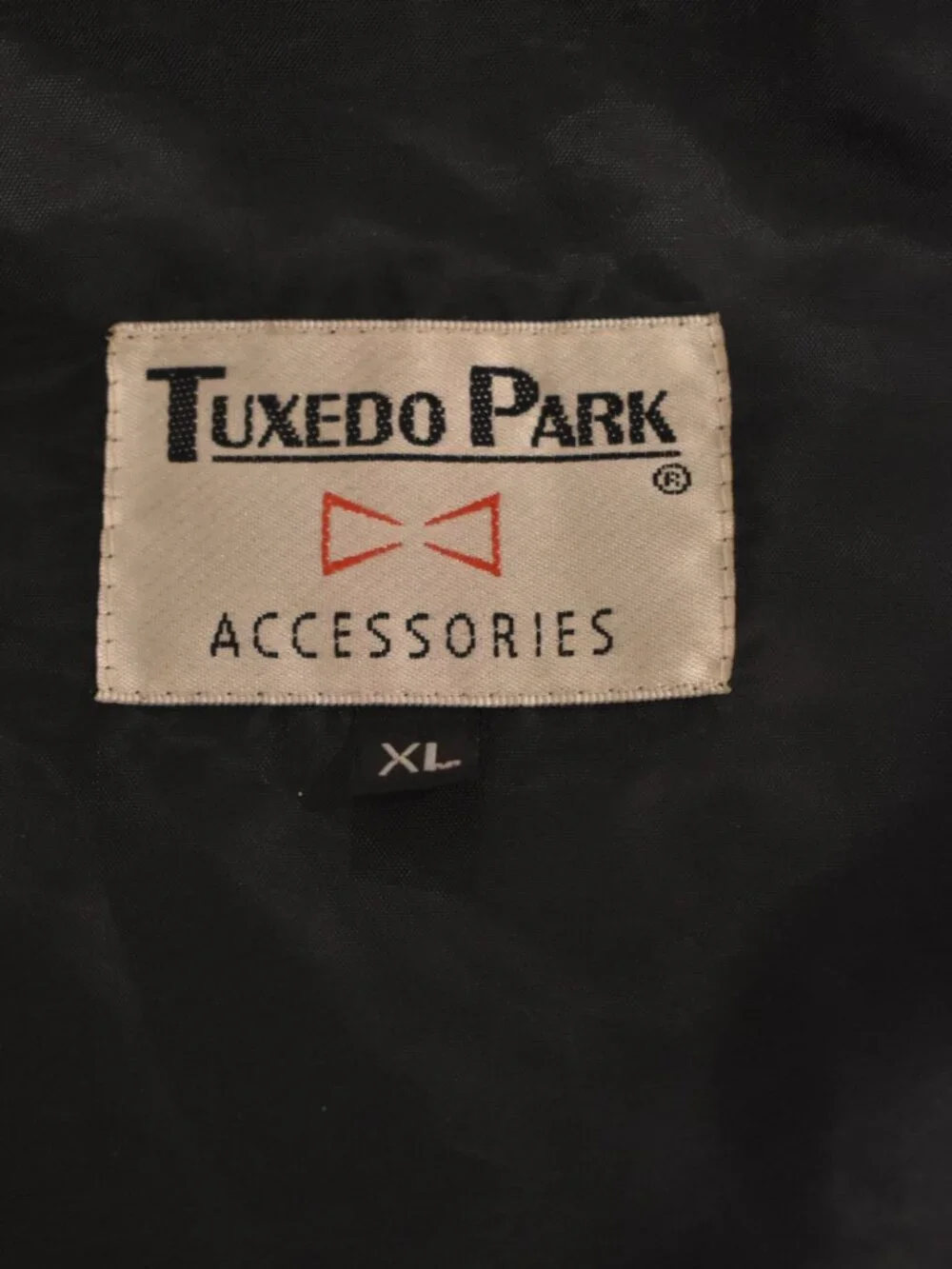 Men's XL Tuxedo Park Black Formal Vest Wedding Prom Tuxedo Satin Waistcoat